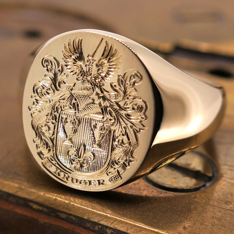 Surface Engraved Coat of Arms